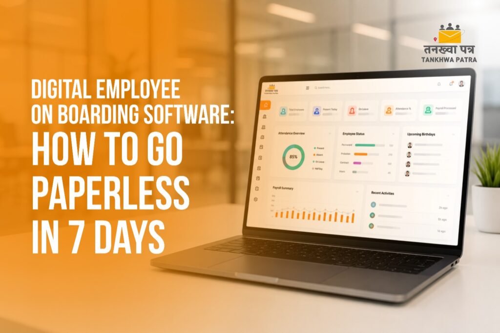 Digital Employee On boarding Software: How to Go Paperless in 7 Days