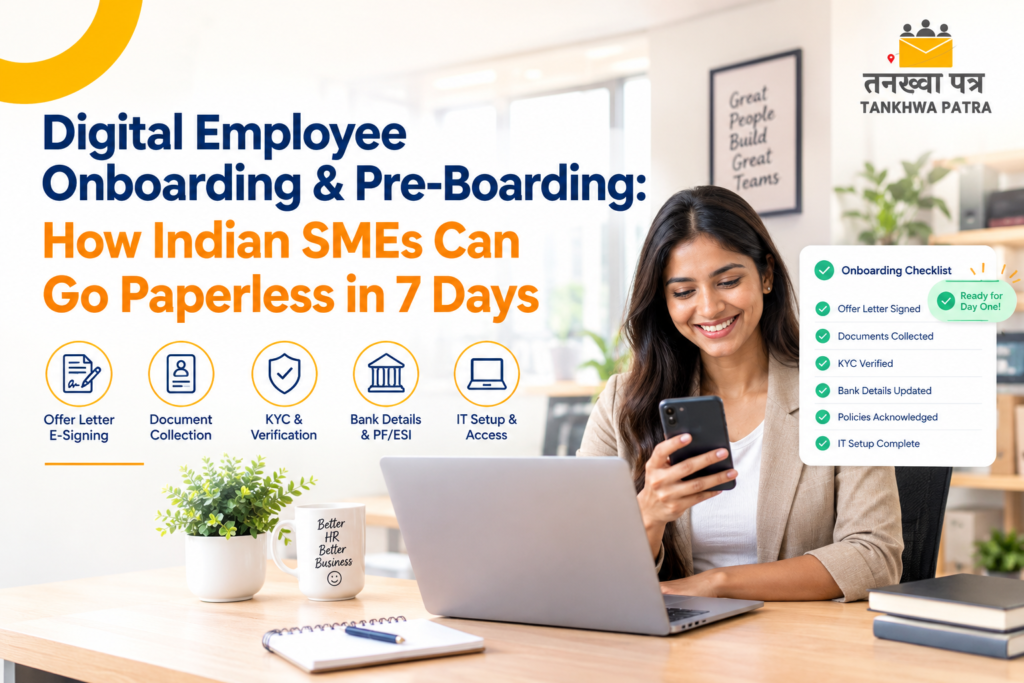 Digital Employee Onboarding & Pre-Boarding: How Indian SMEs Can Go Paperless in 7 Days