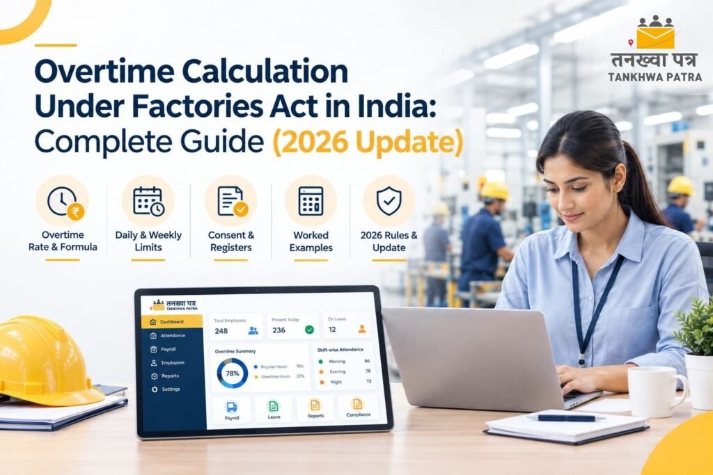Overtime Calculation Under Factories Act in India